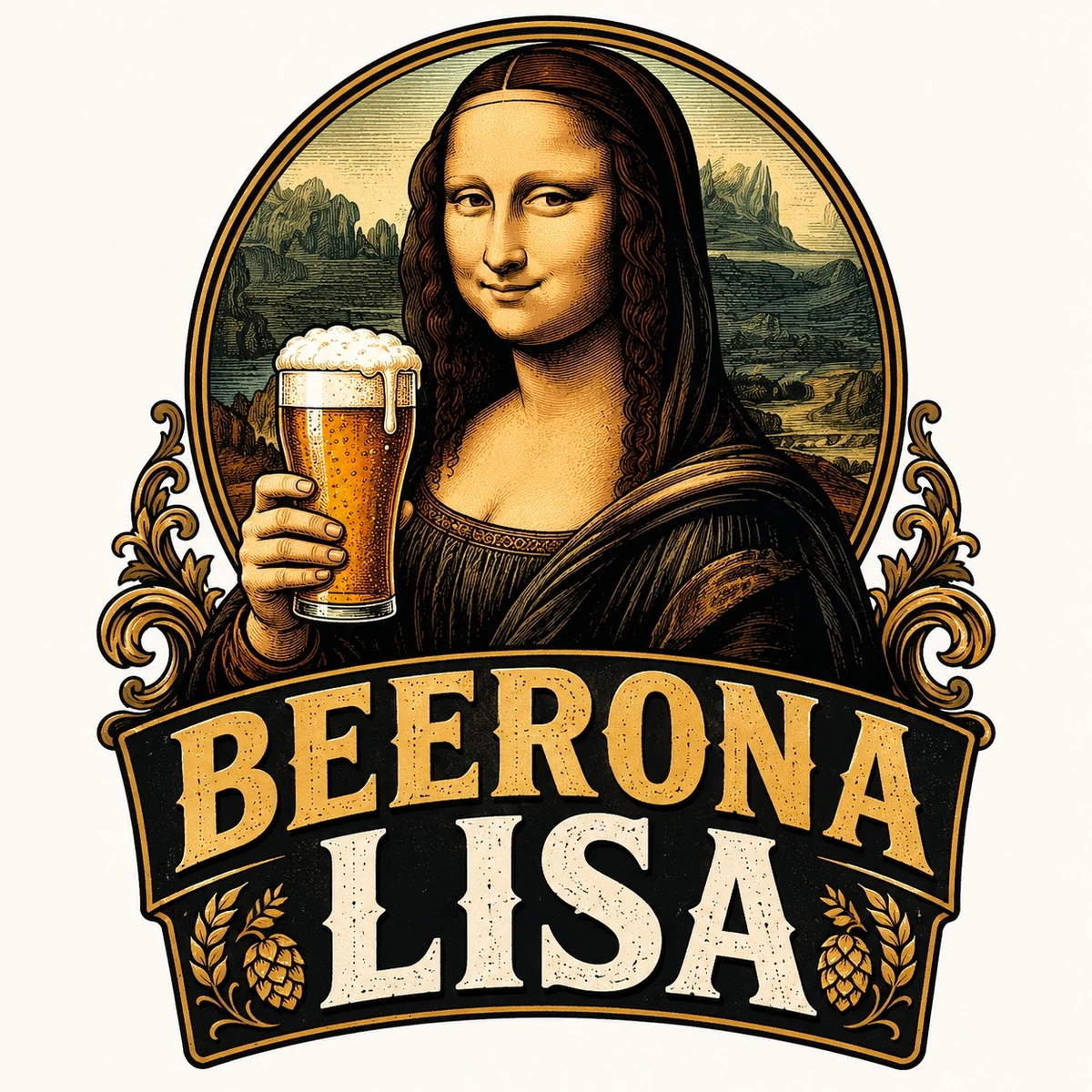 Beerona Lisa HUEMAN T-shirt